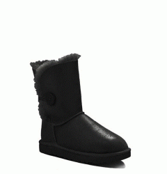 Bomber Bailey Button Black 5838